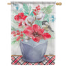 Carson Christmas Cotton House Flag