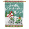 Carson Holiday Bike House Flag