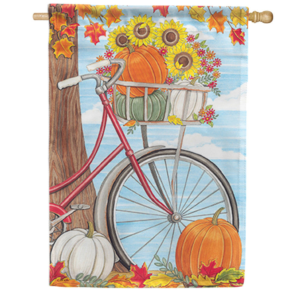 Carson Pumpkin Delivery House Flag