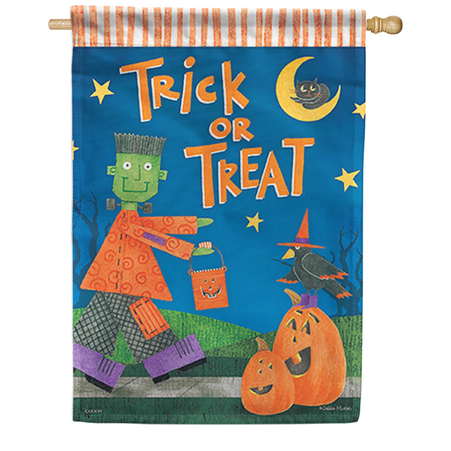 Carson Trick or Treat House Flag