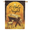 Carson Holy Night Nativity House Flag