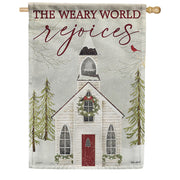 Carson The World Rejoices House Flag