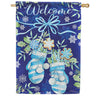 Carson Wintery Welcome House Flag