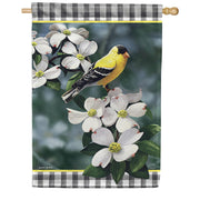 Carson Golden Dogwood House Flag
