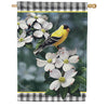 Carson Golden Dogwood House Flag