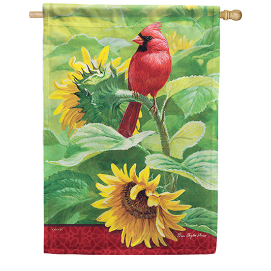 Carson Sunny Perch House Flag