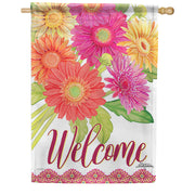 Carson Bright Flowers House Flag
