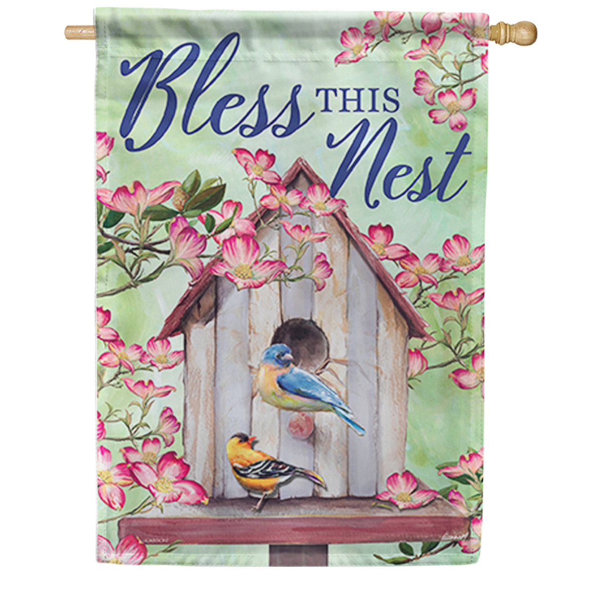 Carson Songbird Home House Flag