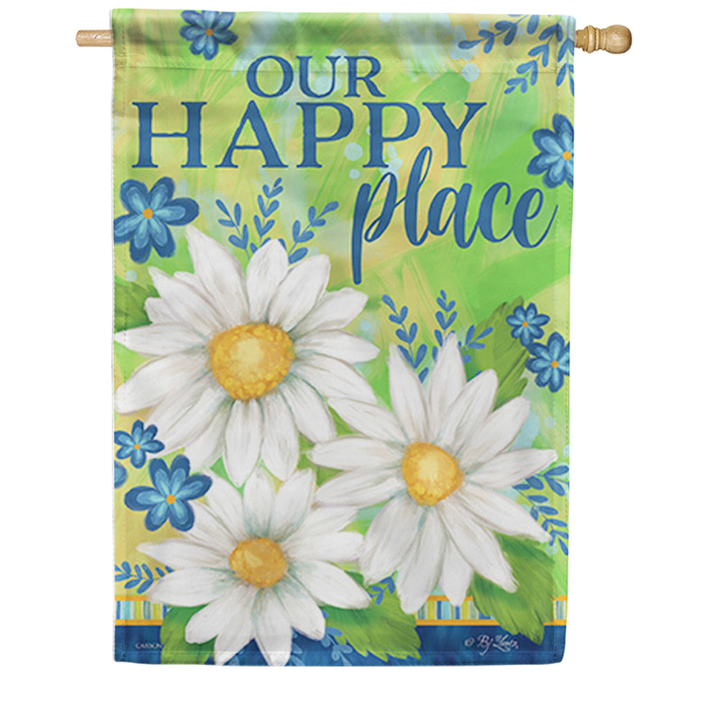 Carson Lovely Daisies House Flag