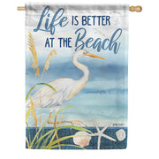 Carson Life is Better at the Beach House Flag