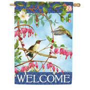 Carson Hummingbird Swing House Flag