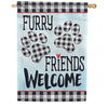 Carson Furry Friends House Flag