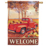 Carson Autumn Bounty House Flag