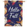 Carson Pumpkin Frame House Flag