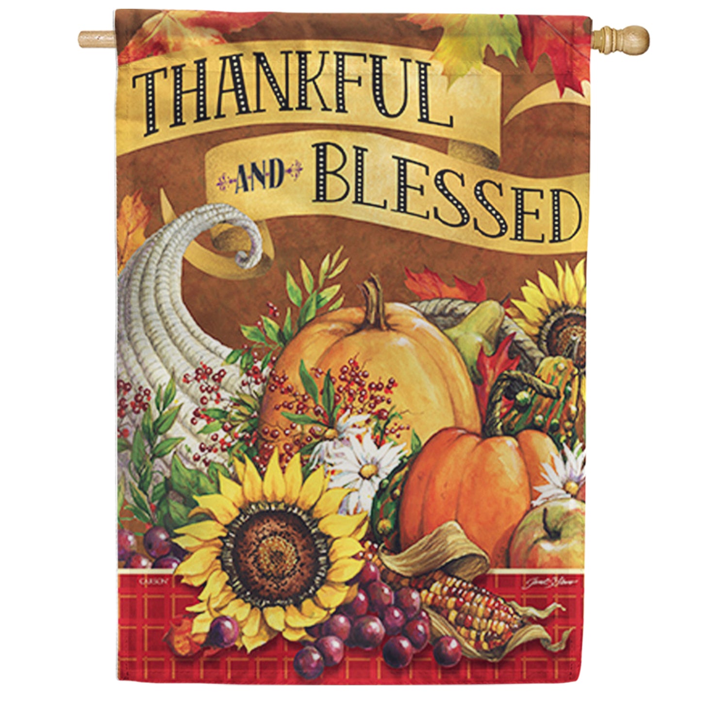 Carson House Flag - Bountiful Fall