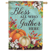 Carson House Flag - Cotton & Pumpkins
