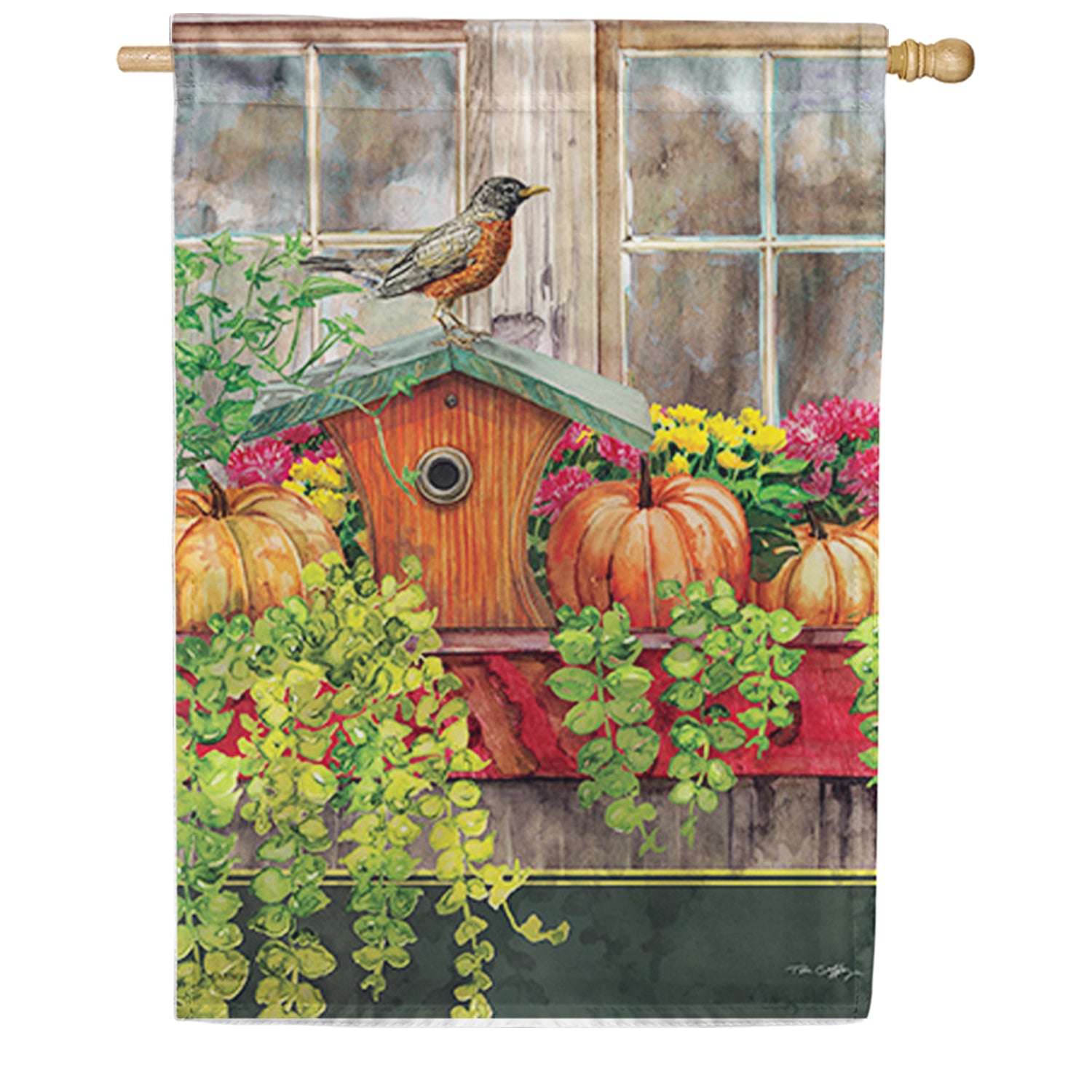Carson House Flag - Window Box