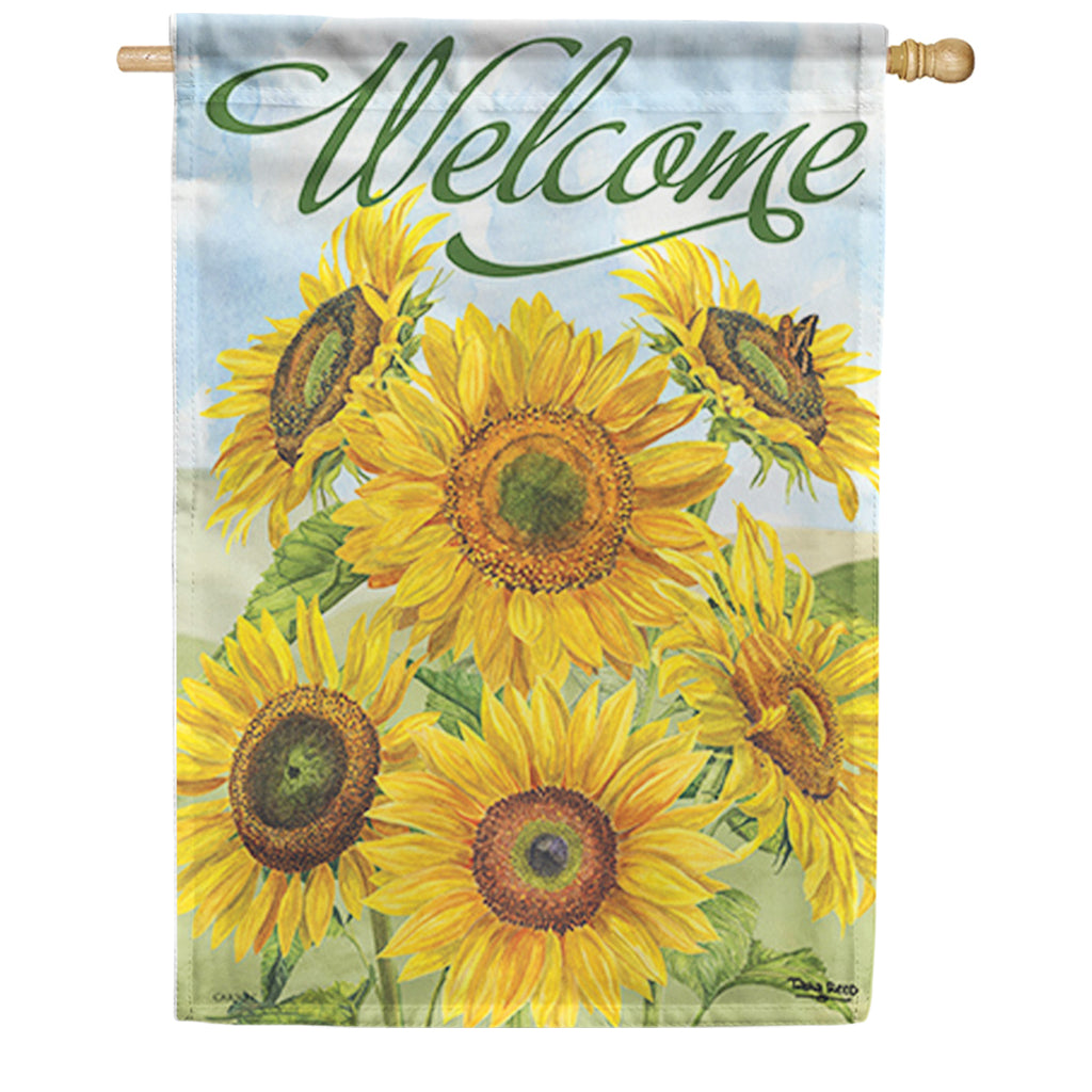 Carson Sunflower Fall House Flag