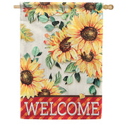 Carson Sunflower Cluster House Flag