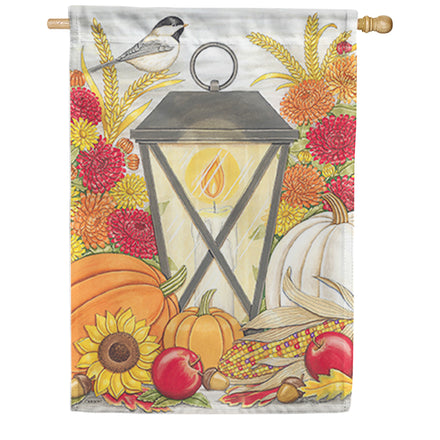 Carson Autumn Lantern House Flag