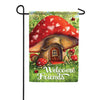 Carson Mushroom House - Garden Flag