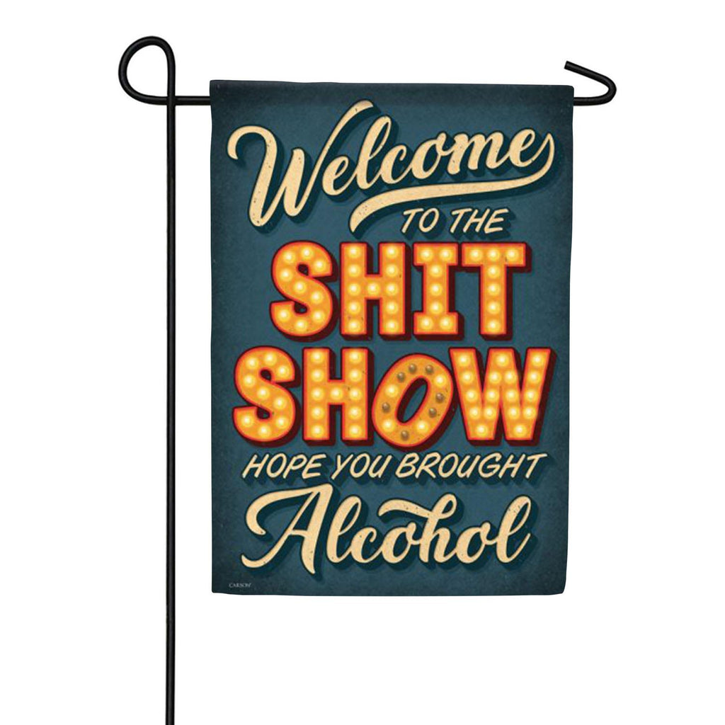 Carson Shit Show Garden Flag