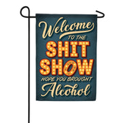 Carson Shit Show Garden Flag