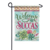Carson Welcome Succas Garden Flag