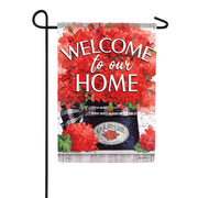 Carson Geranium Joy Garden Flag