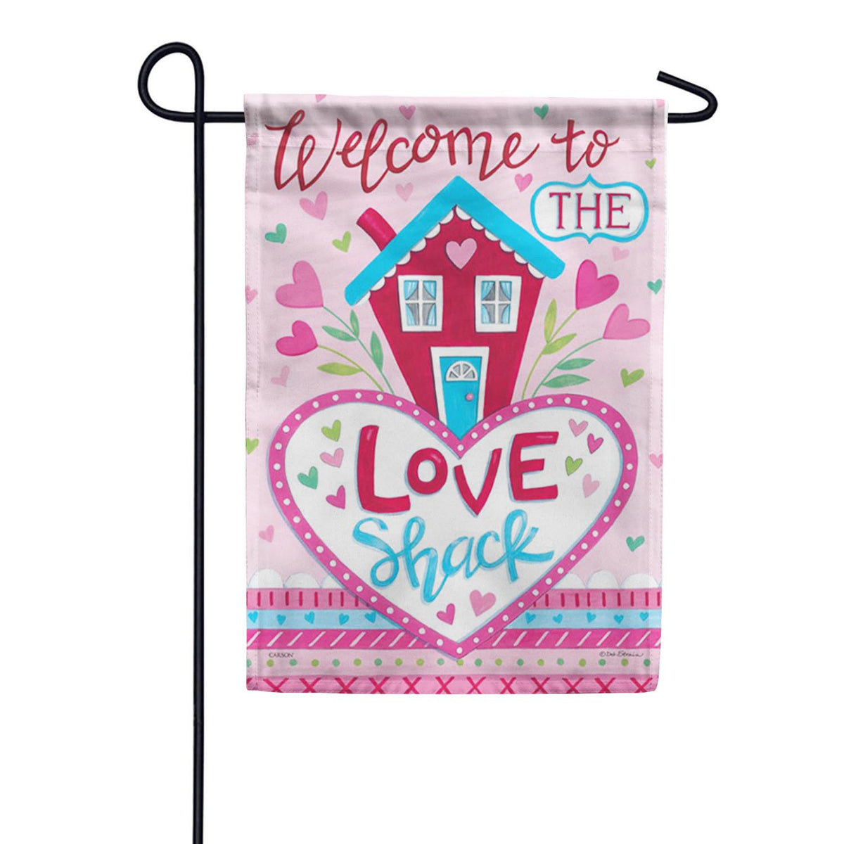 Carson Love Shack Garden Flag