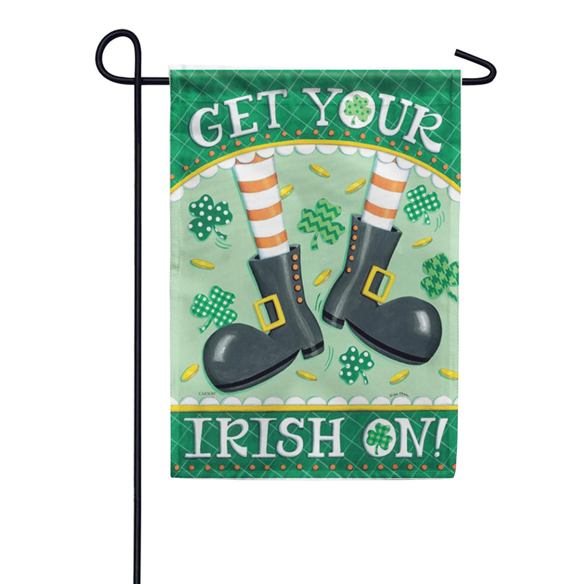 Carson Get Your Irish On Garden Flag