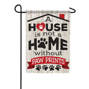 Carson Paw Prints Garden Flag