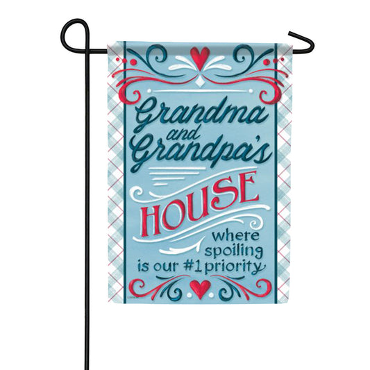 Carson Grandparents House Garden Flag