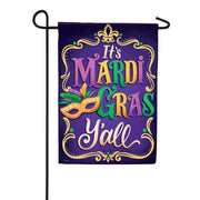 Carson Mardi Gras Garden Flag