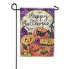 Carson Glittertrends Garden Flag - Halloween Pumpkins
