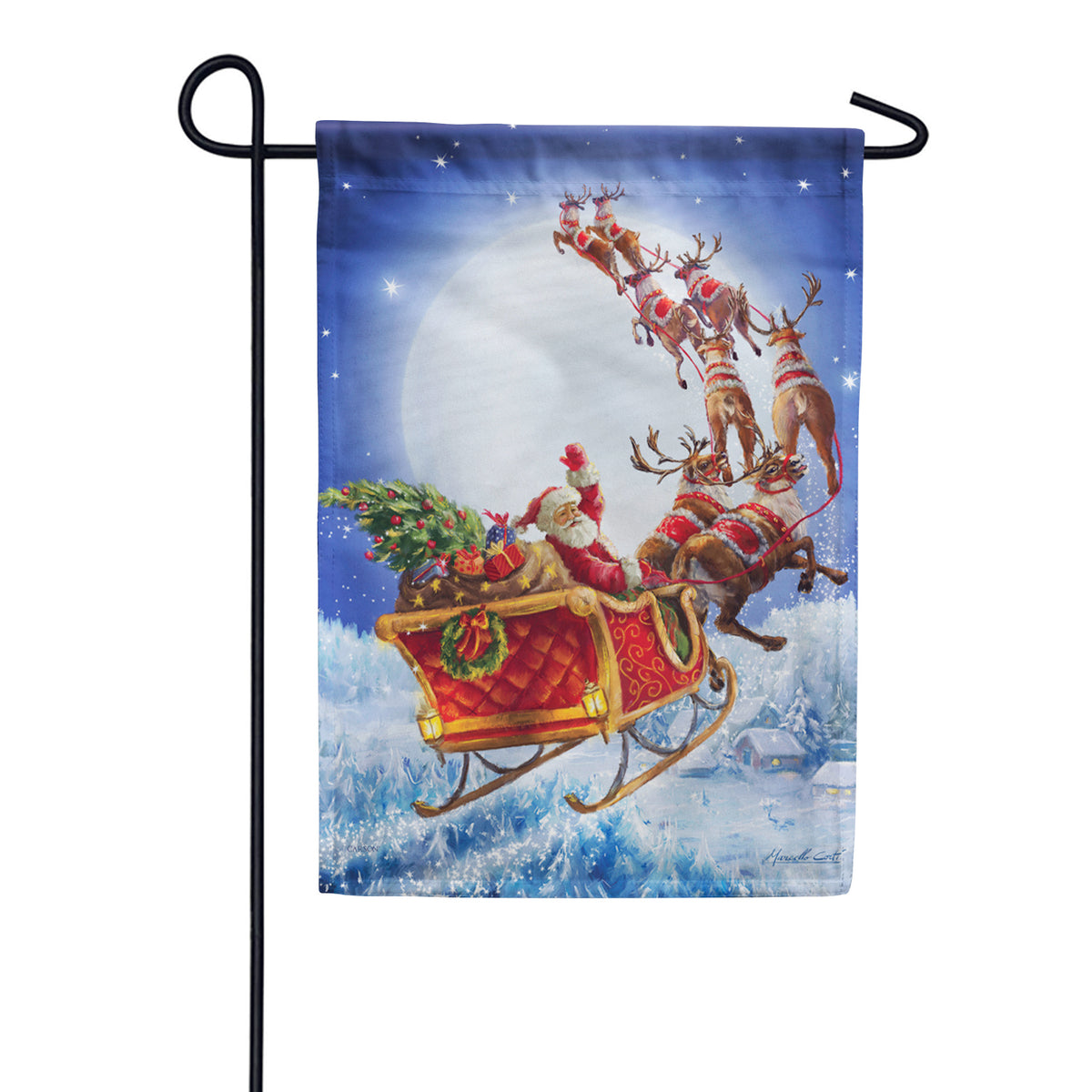 Carson Good Night House Flag