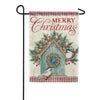Carson Garden Flag - Christmas Chickadee House