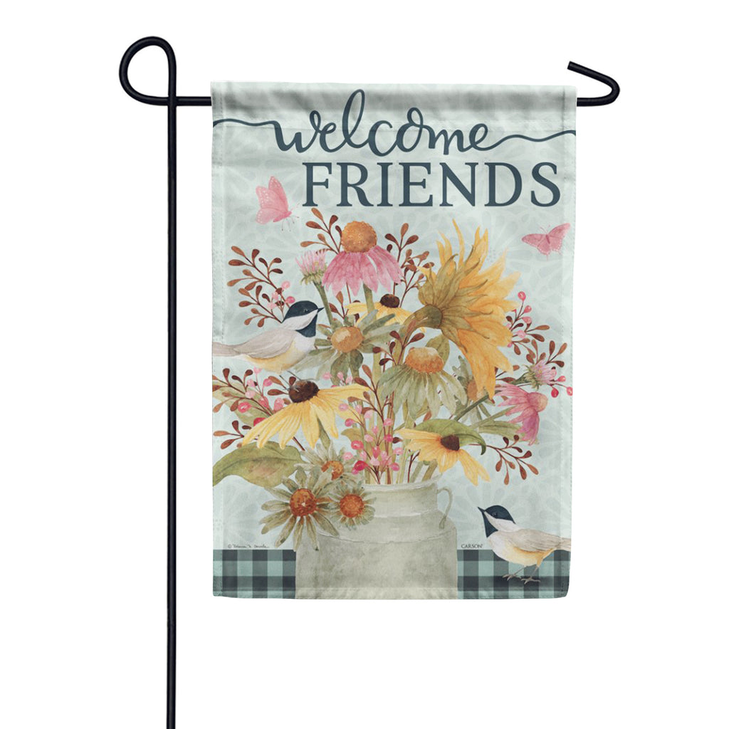 Carson Garden Flag - Welcome Friends