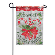 Carson Garden Flag - Sweet Holiday Wishes