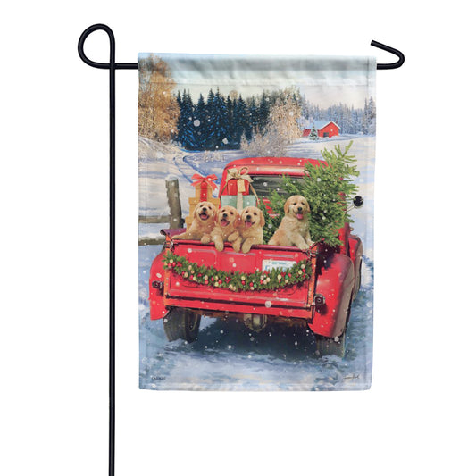Carson Truck of Pups House Flag