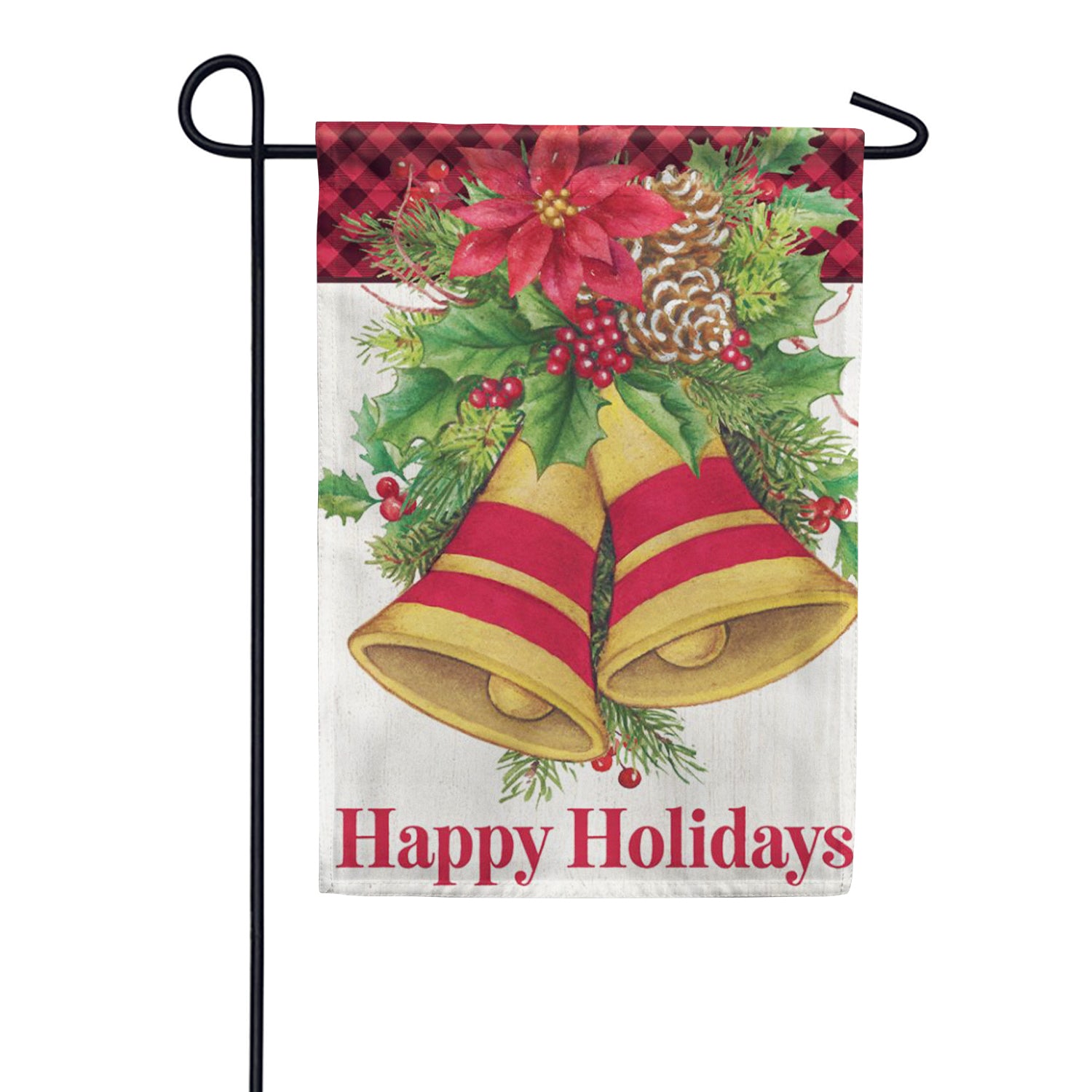 Carson Garden Flag - Holiday Bells
