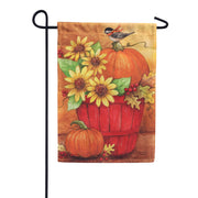 Carson Garden Flag - Pumpkin Basket