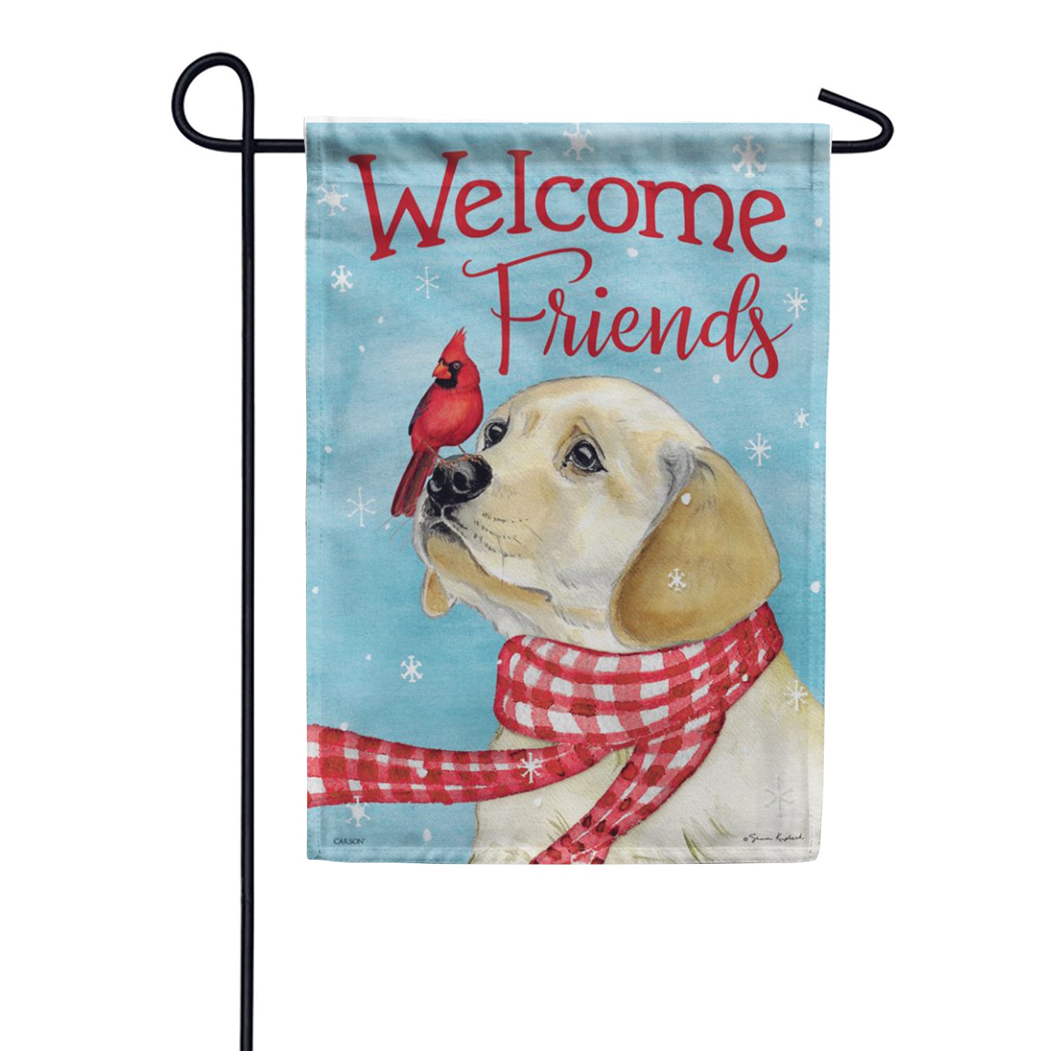 Carson Best Friends Garden Flag