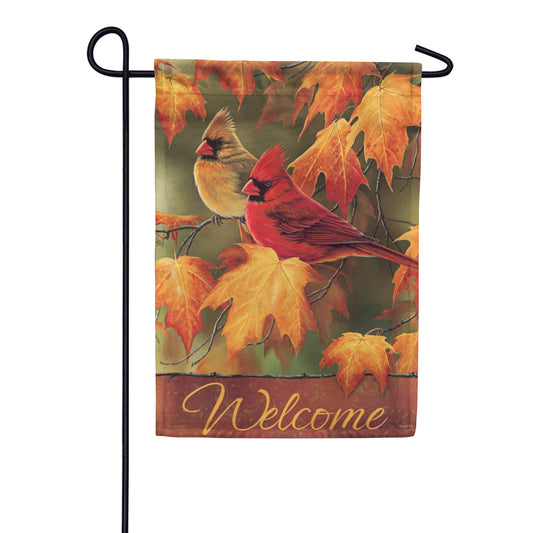 Carson Autumn Couple Garden Flag