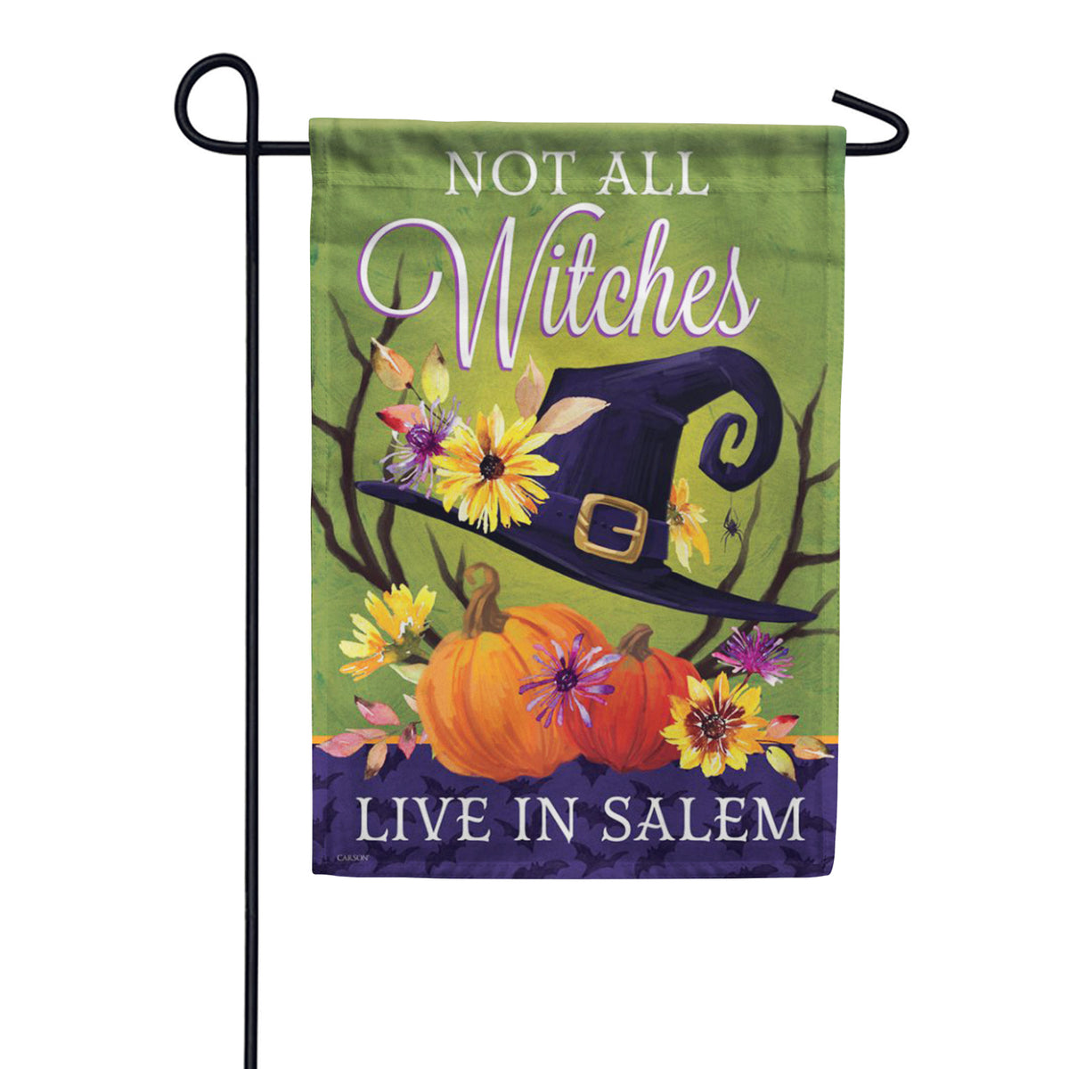 Carson Witch Hat Garden Flag