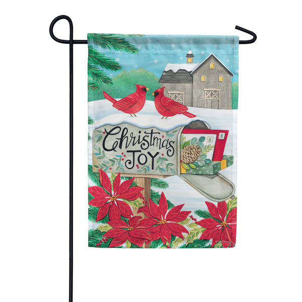 Carson Christmas Mailbox Garden Flag