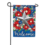 Carson Garden Flag - Patriotic Floral Star