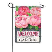 Carson Pink Floral Garden Garden Flag