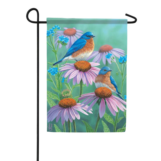 Carson Bluebird Delight Garden Flag