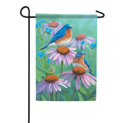 Carson Bluebird Delight Garden Flag